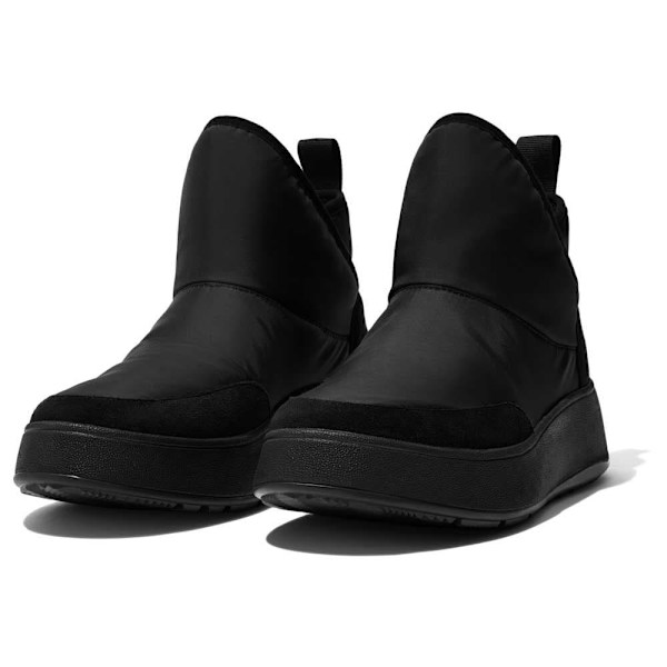 Fitflop Støvler F-mode Biofleece Nylon Sort EU 38 Kvinde