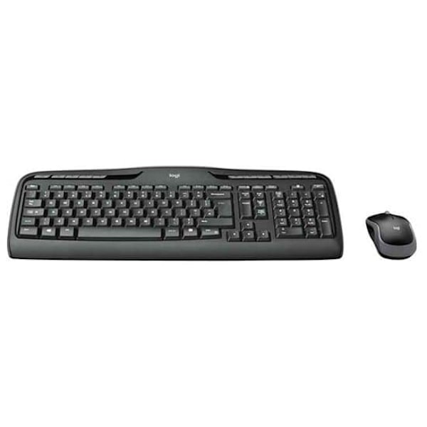 Logitech Langaton Hiiri Ja Näppäimistö Mk330 Hopeinen Nordic QWERTY