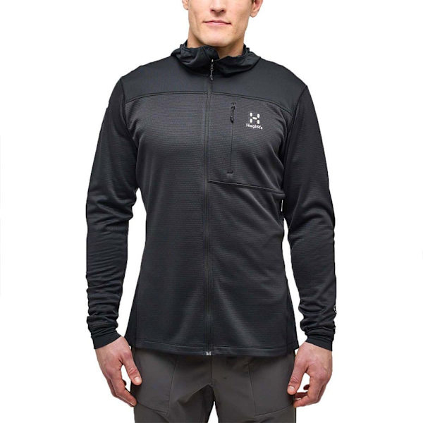 Haglofs L.i.m Mid Multi Sweatshirt Med Lynlås Sort S Mand