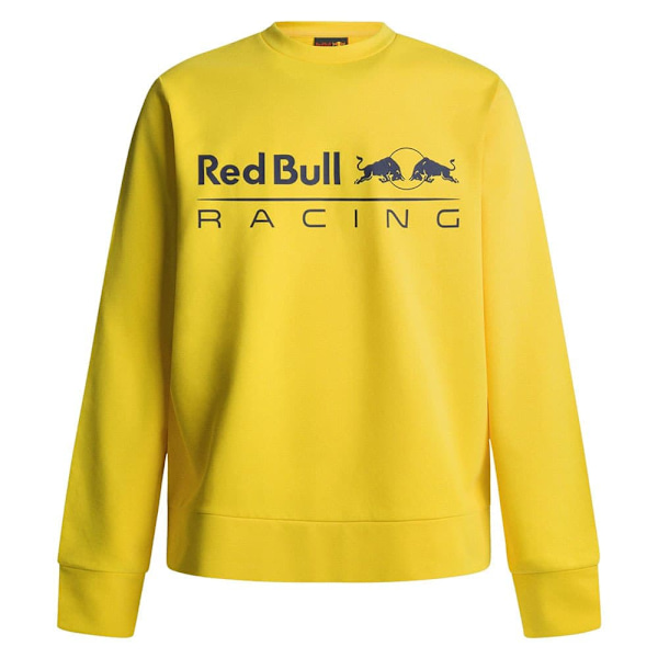 Red Bull Racing Team Logo Crew Sweatshirt Gul XL Mand