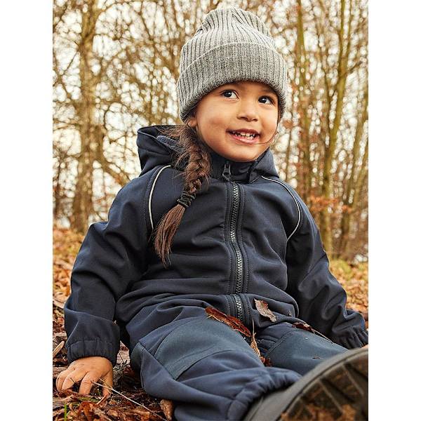Name It Jumpsuit Alfa Softshell Solid Blå 24 Months