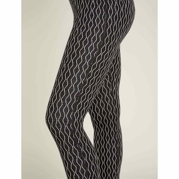Icebreaker Merino 260 Vertex On-piste Leggings Sort S Kvinde