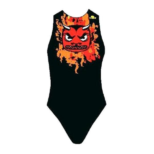 Turbo Baddräkt Devil Svart 3XL Kvinna