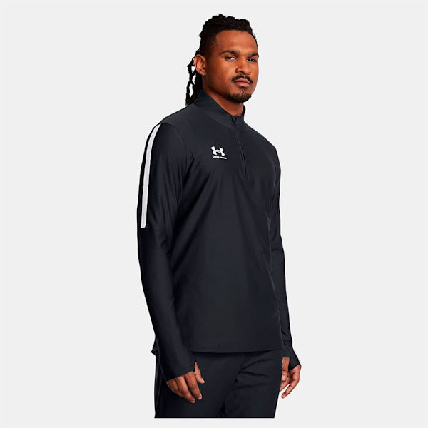 Under Armour Challenger Pro Halv Lynlås Sweatshirt Sort M Mand
