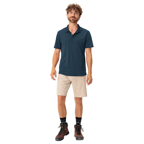 Vaude Kortærmet Polo Essential Polo Blå S Mand