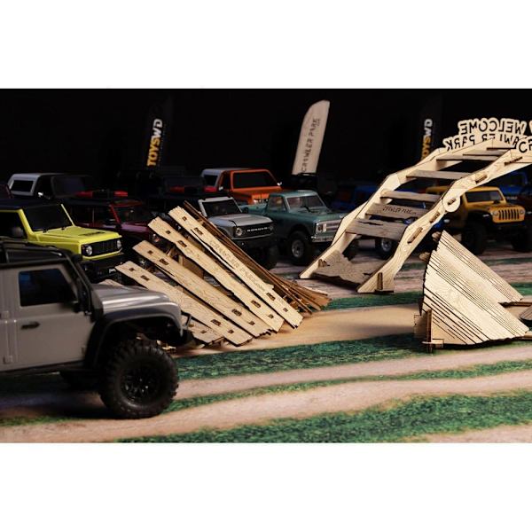 Crawler Park Forhindringer For Rc Welcome Kit 5 1/24 & 1/18 Gylden