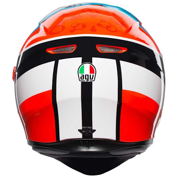 Agv Outlet Fullt Ansikte Hjälm K3 Sv Multi Mplk Orange XS