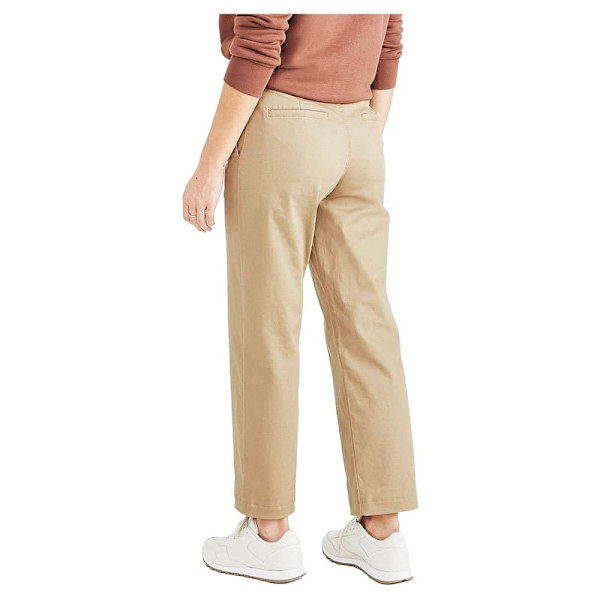 Dockers Byxor Med Hög Midja Beige 26 Kvinna