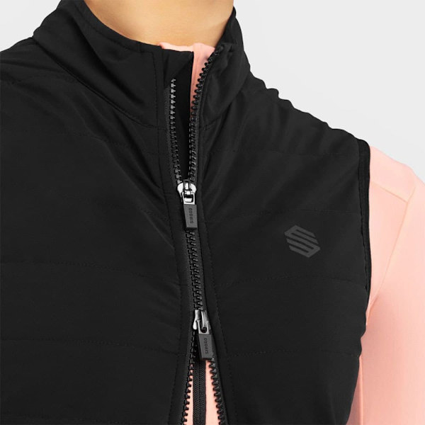 Siroko Srx Ultra Warm Vest Sort 2XL Kvinde
