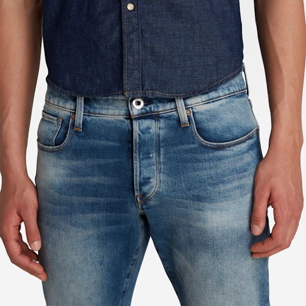 G-star Jeans 3301 Regular Tapered Blå 31 / 32 Man