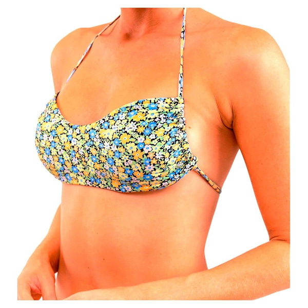 Rhythm Bikinitop Carrie Tan Line Bandeau Sort L Kvinde