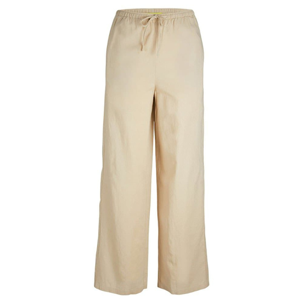 Jack & Jones Flora Linen Blend Jjxx Housut Beige M Nainen