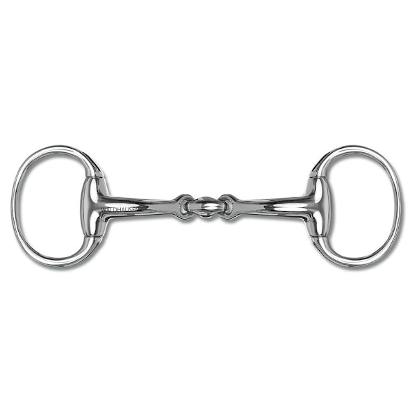 Waldhausen Snaffle Egg Butt Olive Ss Anatomical Hopeinen 12.5 cm