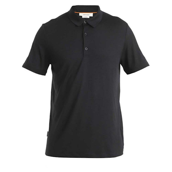 Icebreaker Kortærmet Polo Merino 150 Tech Lite Iii Sort M Mand