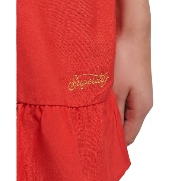 Superdry Kjole Vintage Cami Mini Rød S Kvinde