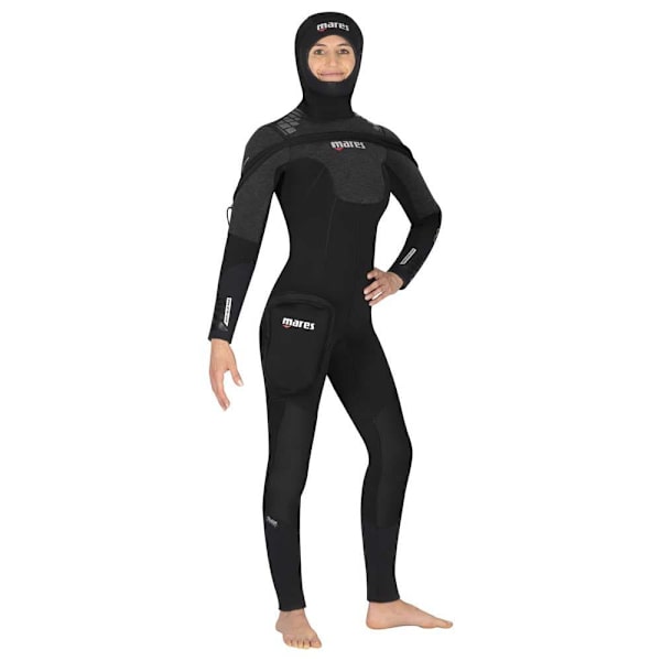 Mares Neopreeni Puku Pro Therm She Dives 8/7 Mm Musta 2L