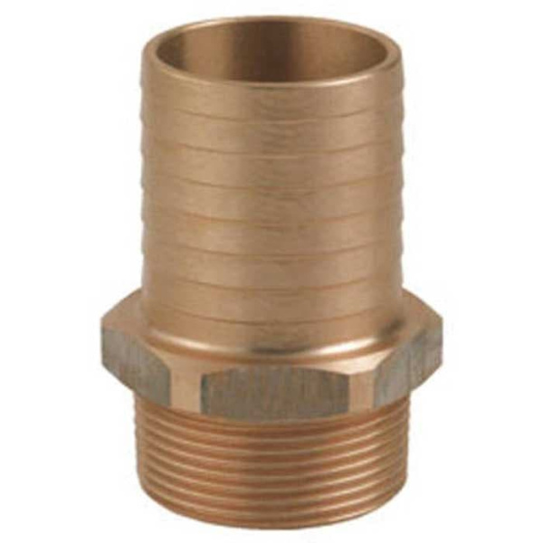 Guidi Gevind Og Rillet Bronzestik 38 Mm Gylden 1 1/2´´