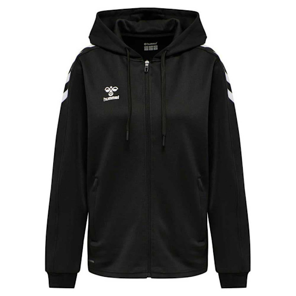 Hummel Sweatshirt Med Fuld Lynlås Core Xk Poly Sort XL Kvinde
