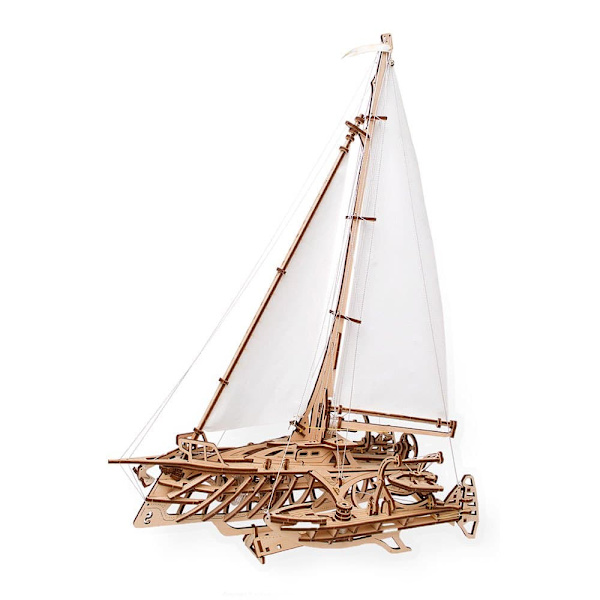 Ugears Trimaraner Trä Mekanisk Modell Merihobus Guld