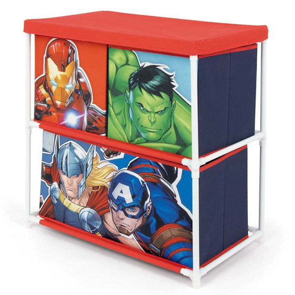 Marvel Skuffe Avengers Opbevaringshylde 3 Transparent