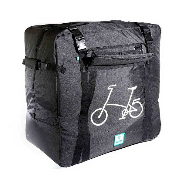 Vincita Sammenfoldelig Cykel Rejsetaske Med B132 20´´ 2 Hjul Sort