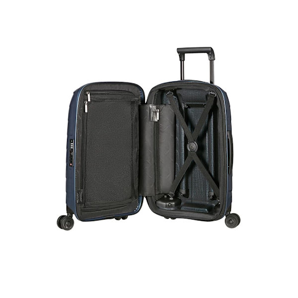 Samsonite Attrix Spinner 55/20 38-44l Expandable Kuffert Med Hjul Blå