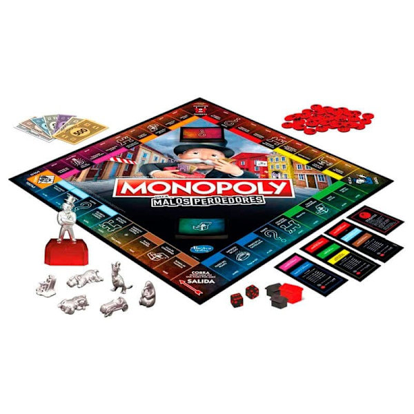 Monopoly Malos Perdedores Flerfarvet