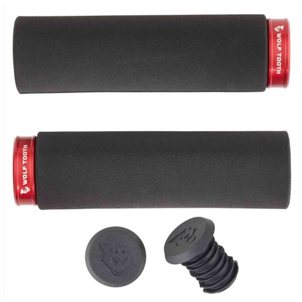 Wolf Tooth Fat Paw Lock On Håndtag Rød 132 mm