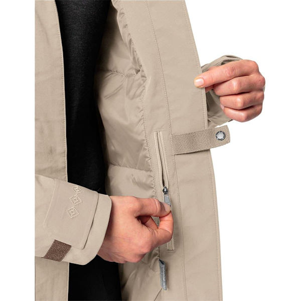 Vaude Parkas Skomer Wool Ii Beige 36 Kvinna