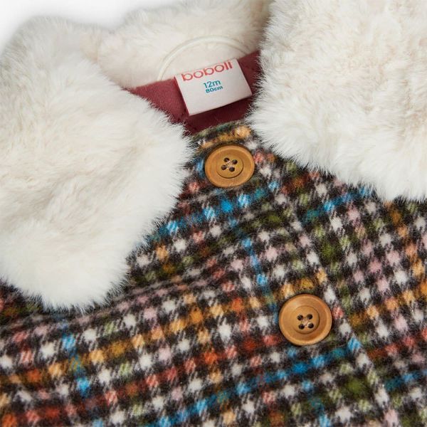 Boboli Jacquard Check Jakke Brun 6 Years