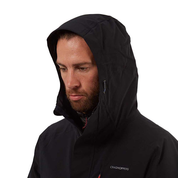 Craghoppers Jakke Lorton Sort 2XL Mand
