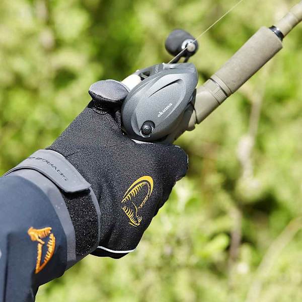Savage Gear Pitkät Hanskat Softshell Winter Musta M Mies