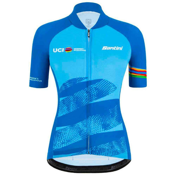 Santini Leader Uci World Tour Lyhythihainen Paita Sininen L Nainen