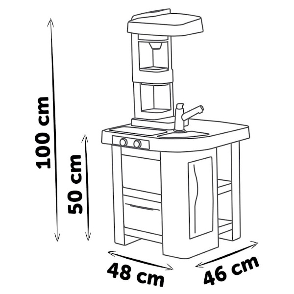 Smoby Køkken Studio Transparent