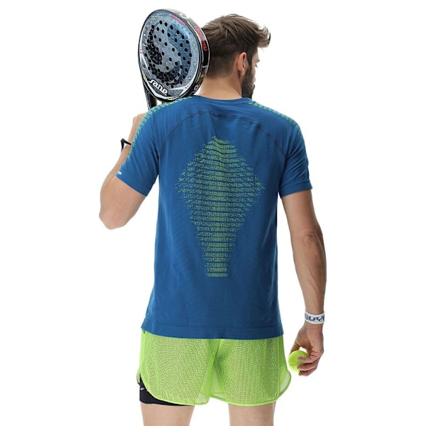 Uyn Kortærmet T-shirt Padel Series Smash Blå M Mand