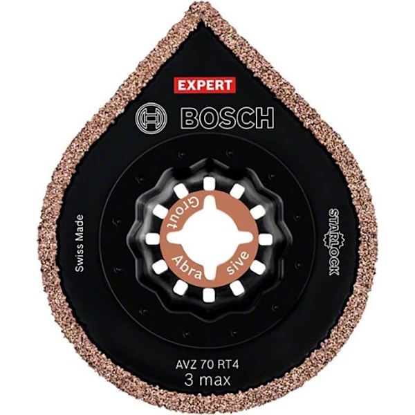 Bosch Professional Segmenterad Sågklinga Expert Carbide 3 Max Grout And Abrasive Avz70rt4 Guld