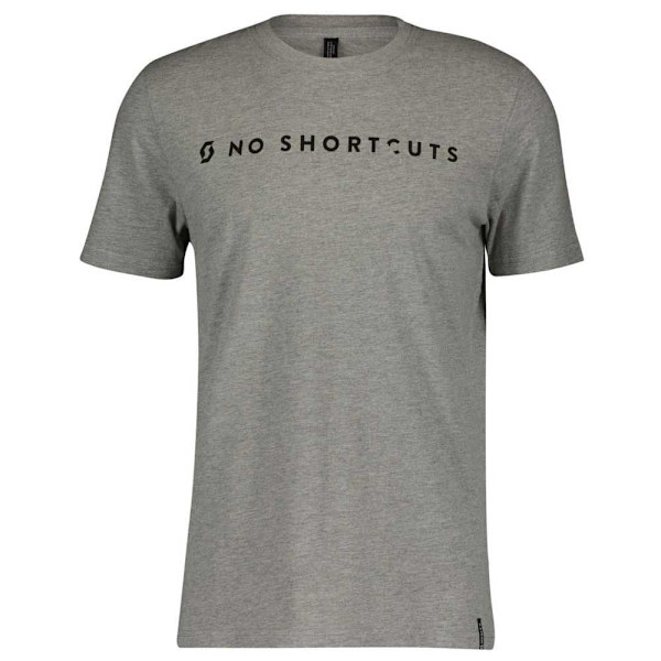 Scott No Shortcuts T-shirt Med Korta ärmar Grå S Man