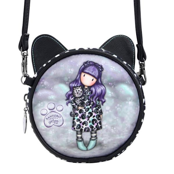 Santoro London Gorjuss™ Smitten Kitten Crossbody Mini Round Sort