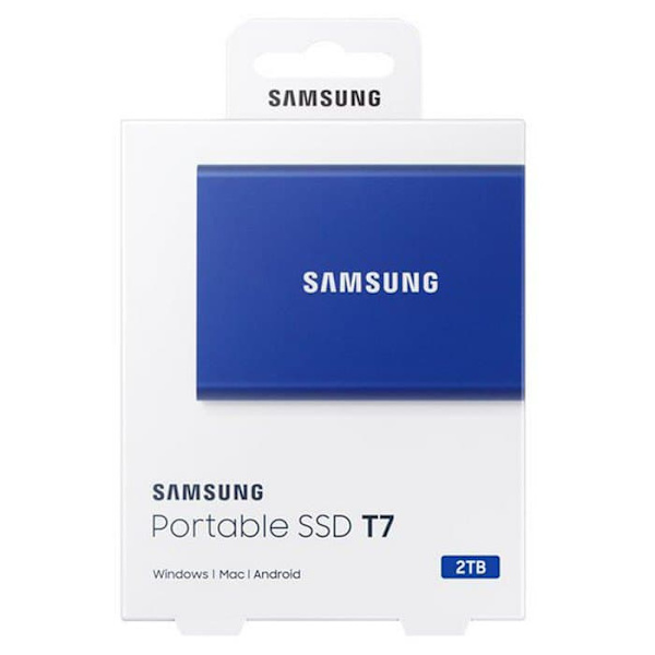 Samsung T7 Mu-pc2t0h 2 Tb Hårdt Disck Blå
