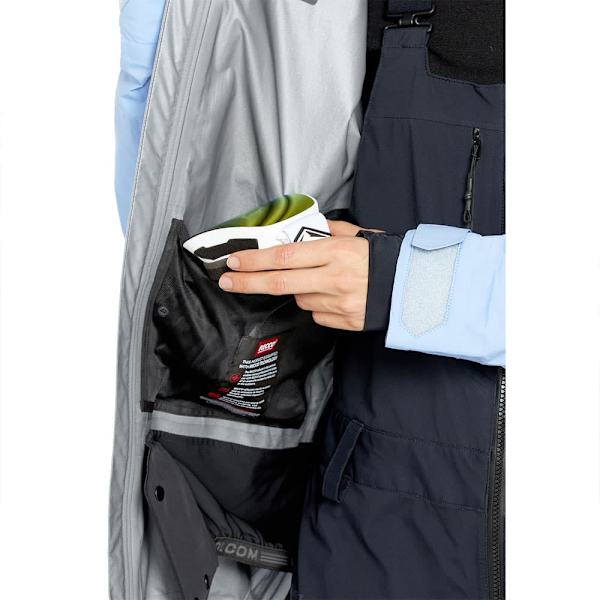 Volcom Vs 3l Stretch Gore Jacka Blå L Kvinna