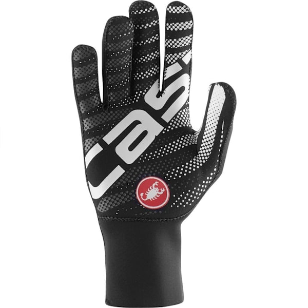 Castelli Lange Handsker Diluvio Sort L-XL Mand
