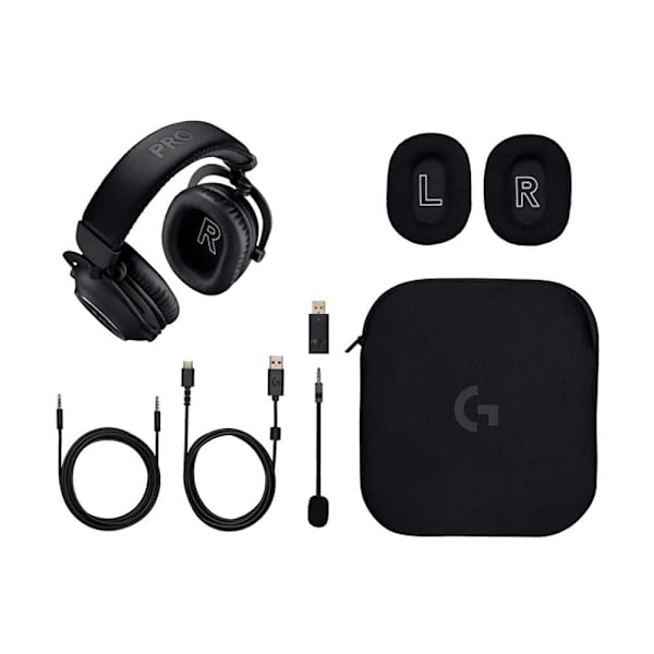 Logitech Trådløst Gaming Headset Pro X 2 Sort