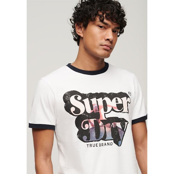 Superdry Photographic Logo T-shirt Med Korta ärmar Vit 2XL Man