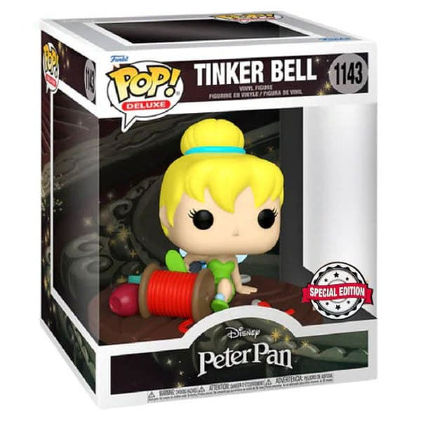 Funko Tinker Bell On Spool Exklusiv Pop Disney Peter Pan Flerfärgad
