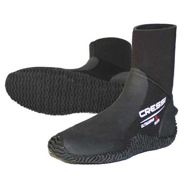 Cressi Tossut Ultraspan 5 Mm Musta EU 38-39