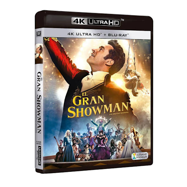 Disney El Gran Showman 4k Uhd Blu-ray Espanjalainen