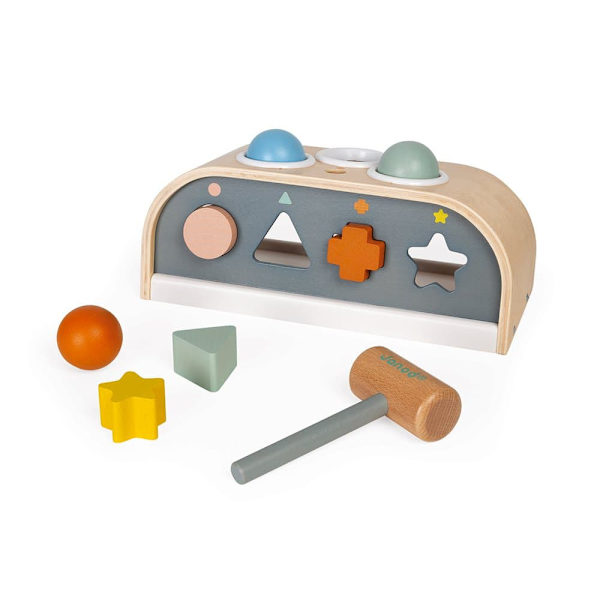 Janod Sweet Cocoon 2 In 1 Pica Balls And Nestable Flerfärgad 1-3 Years