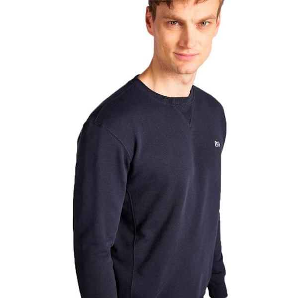 Lee Sweatshirt Plain Crew Sort L / Regular Mand