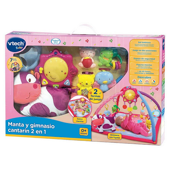 Vtech Og Cantarine Gym Manta 2 I 1 Rosa