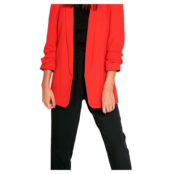 Pieces Blazer Boss 3/4 Röd XL Kvinna